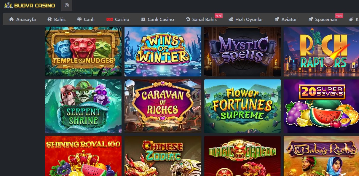 Budvacasino Giriş Sayfası