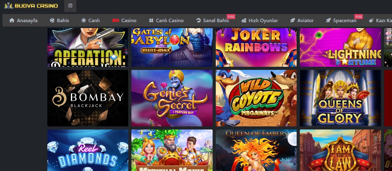 Budvacasino Güncel Giriş