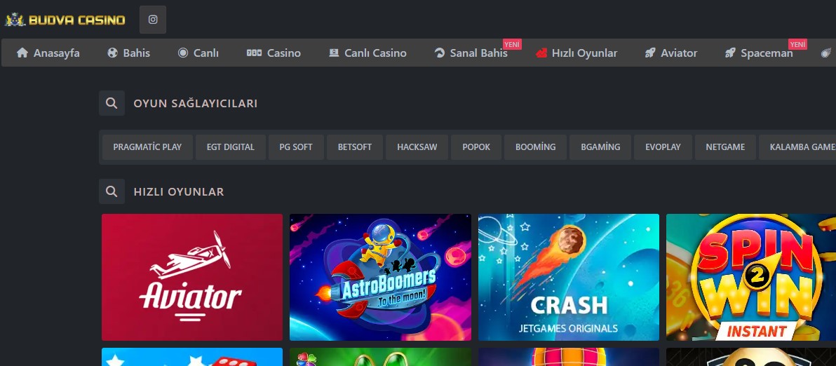 Budvacasino İnstagram