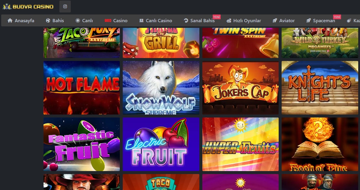 Budvacasino Mobil Giriş